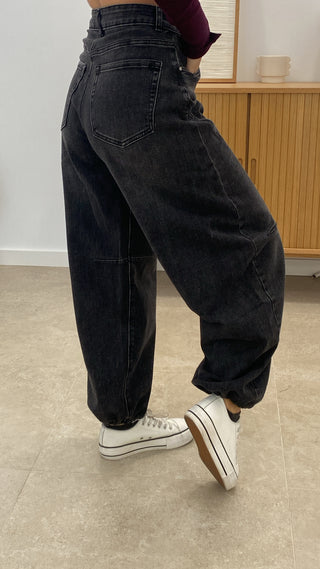 PANTALÓN BOMBACHO  DENIM OSCURO