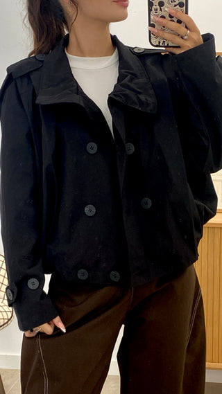 GABARDINA BOMBER CORTA