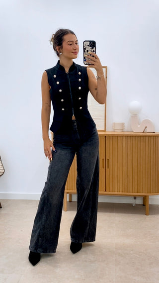 CHALECO MILITAR ELEGANTE