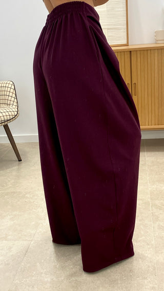 PANTALÓN ANCHO PLEGADO CAPAS