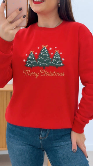 SUDADERA ARBOLES NAVIDAD
