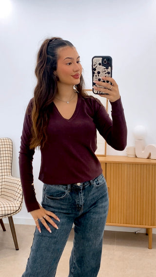 SUÉTER CUELLO PICO JOSEFA