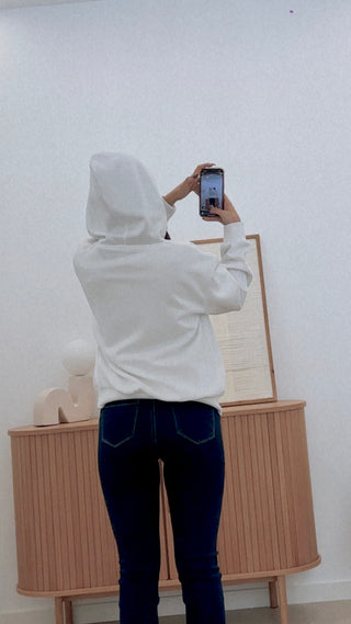 SWEAT-SHIRT À FERMETURE ÉCLAIR