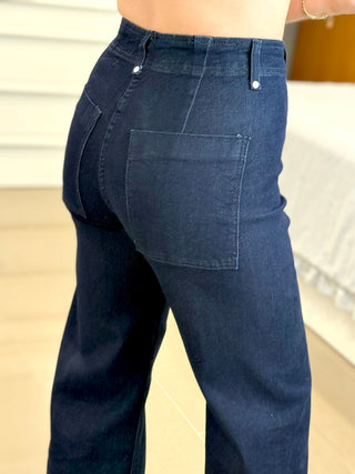 PANTALÓN DENIM COSTURAS