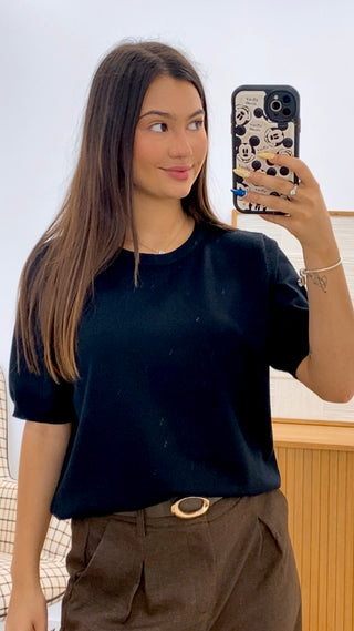 CAMISETA MANGA CORTA PUNTO