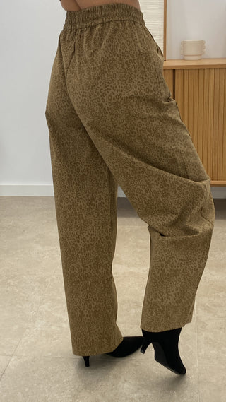 PANTALÓN BARREL PRINT