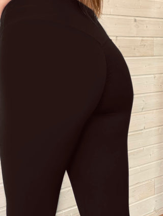 LEGGIN FRUNCIDO CHOCOLATE