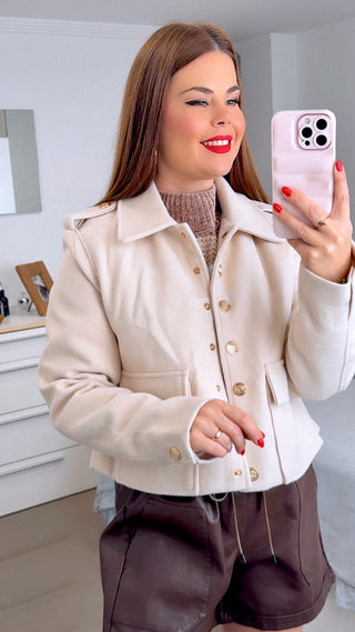 CHAQUETA BERTA BEIGE