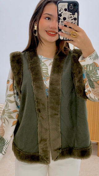 CHALECO ABIERTO COMBINADO