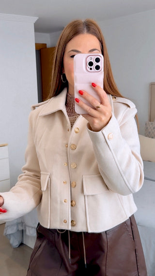 CHAQUETA BERTA BEIGE
