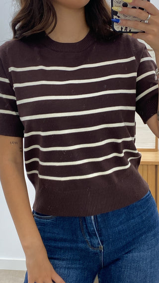 CONJUNTO PUNTO CAMISETA + REBECA LÍNEAS