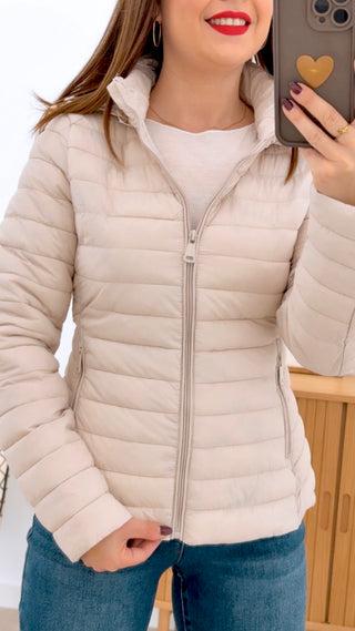 CHAQUETA ACOLCHADA KELRE BEIGE