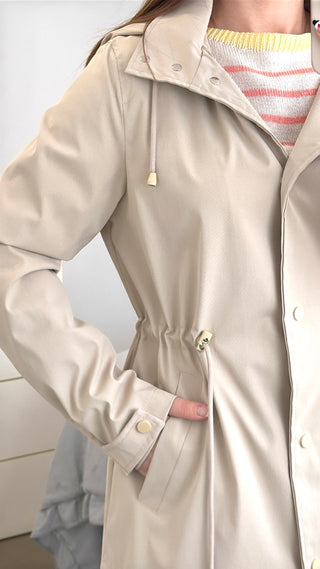 CHAQUETA TRENCH RAYAS