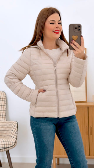 CHAQUETA ACOLCHADA KELRE BEIGE