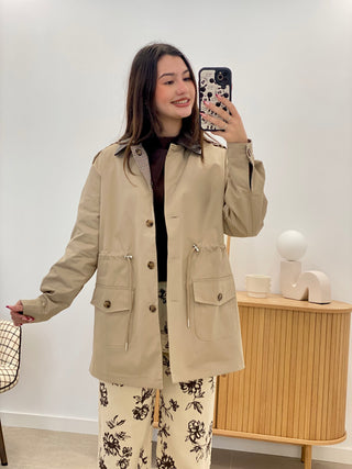 GABARDINA CUELLO POLIPIEL