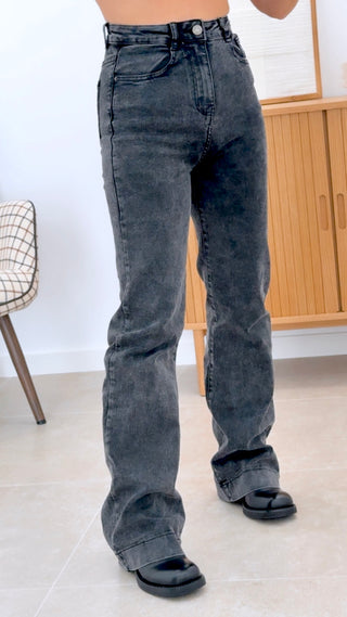 PANTALÓN WIDE LEG OSCURO