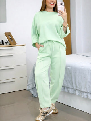 BARREL SWEATSHIRT AND PANTS SET