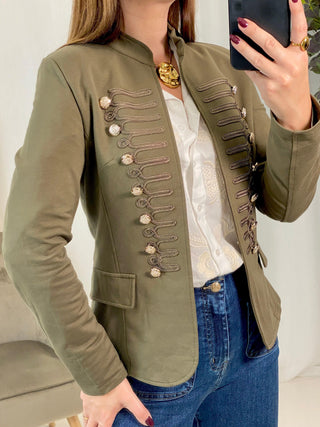 CHAQUETA MILITAR BOTONES