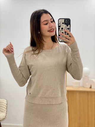 CONJUNTO VESTIDO + JERSEY CORA