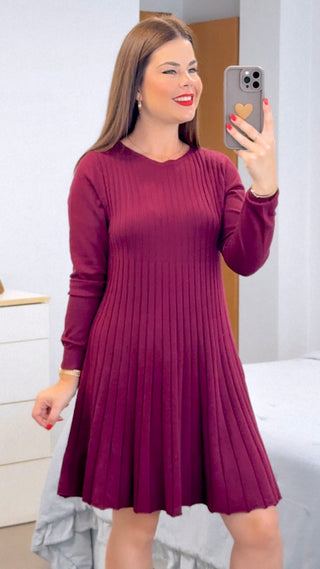 VESTIDO PUNTO EVASE