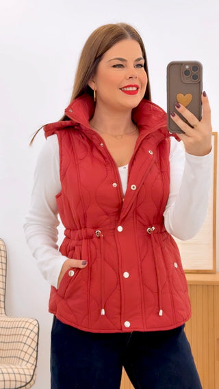 CHALECO ACOLCHIDY GRANATE