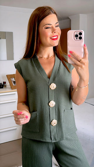 CONJUNTO BOTONES DORADOS