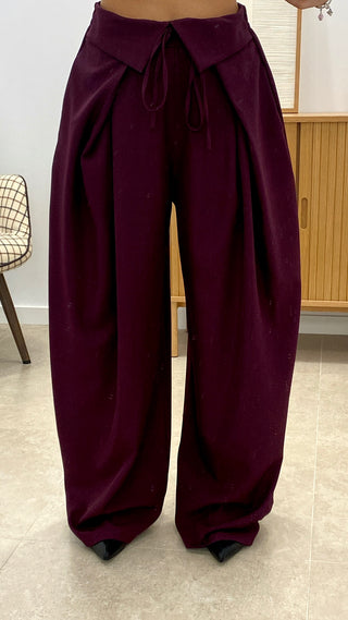 PANTALÓN ANCHO PLEGADO CAPAS