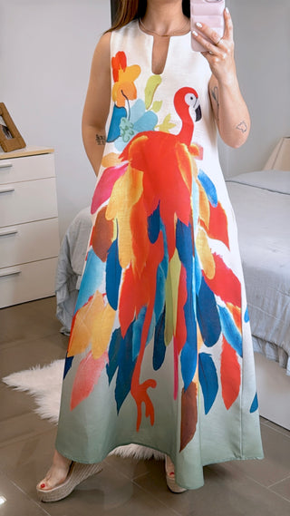 VESTIDO BIRD COLOR