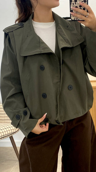 GABARDINA BOMBER CORTA