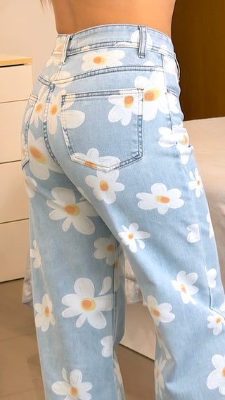 PANTALÓN FLOR BLANCA