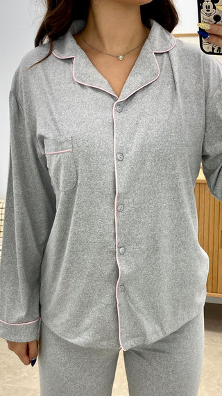 PIJAMA CAMISA + PANTALÓN LARGO