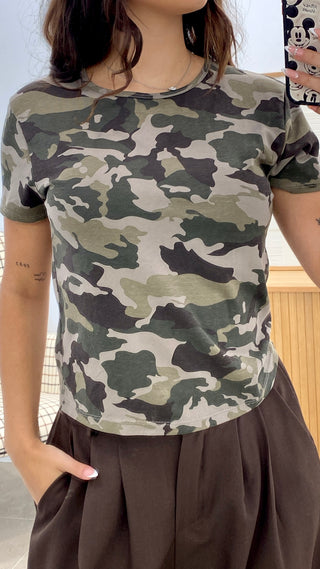 CAMISETA CAMUFLADA MANGA CORTA