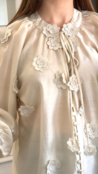 BLUSA BOTONES FLORENCIA