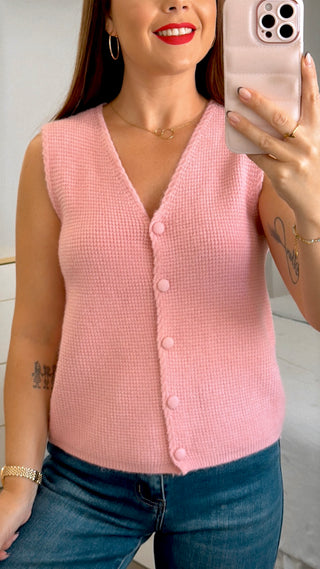 CONJUNTO CHALECO + REBECA