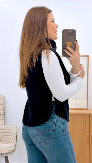 CHALECO CUELLO CREMALLERA