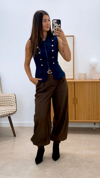 CHALECO MILITAR ELEGANTE