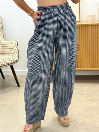 PANTALÓN VICHY BARREL