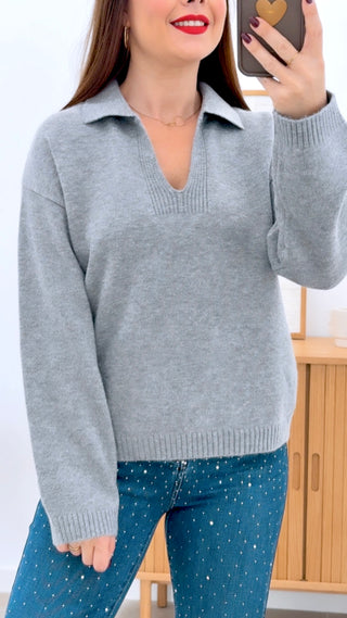 SUÉTER CUELLO POLO