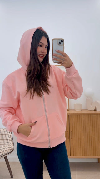 SWEAT-SHIRT À FERMETURE ÉCLAIR