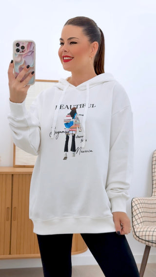 SUDADERA BEAUTIFUL CHERRY