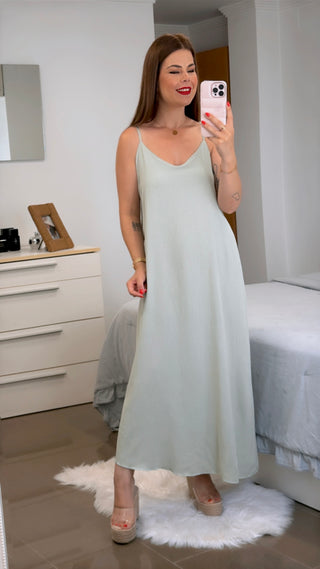 VESTIDO ESPALDA LAZO