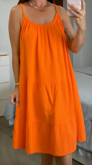 VESTIDO MUSELINA ROSIL