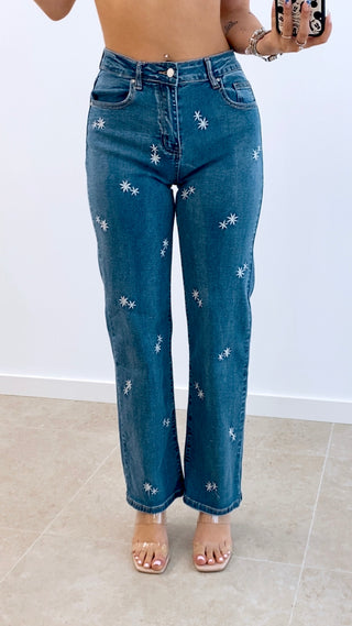 PANTALÓN DOS FLORES