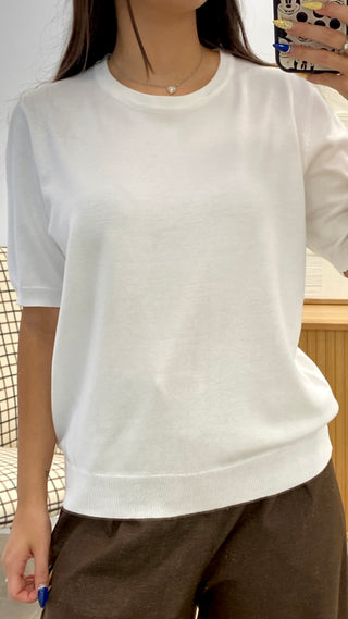 CAMISETA MANGA CORTA PUNTO