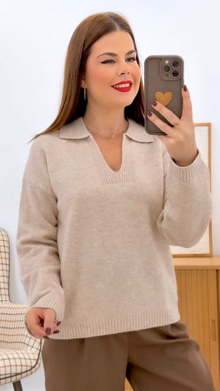 SUÉTER CUELLO POLO