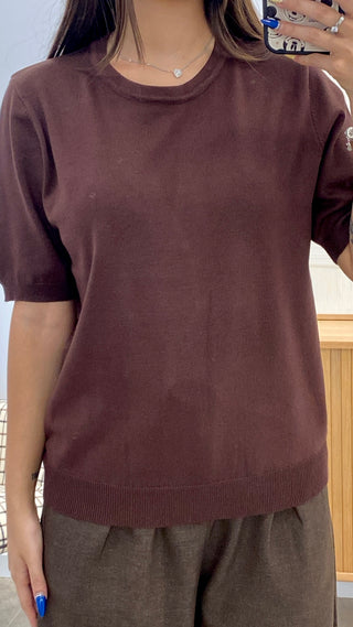 CAMISETA MANGA CORTA PUNTO