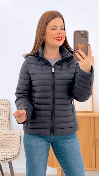 CHAQUETA ACOLCHADA KELRE NEGRO