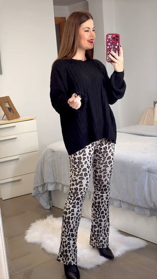 LEGGIN LEOPARDO CAMPANA