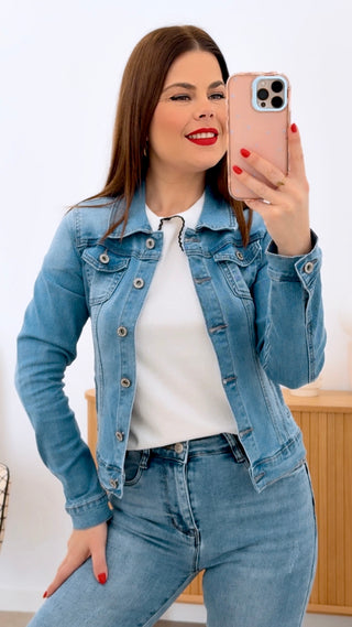 CHAQUETA BÁSICA DENIM KYL