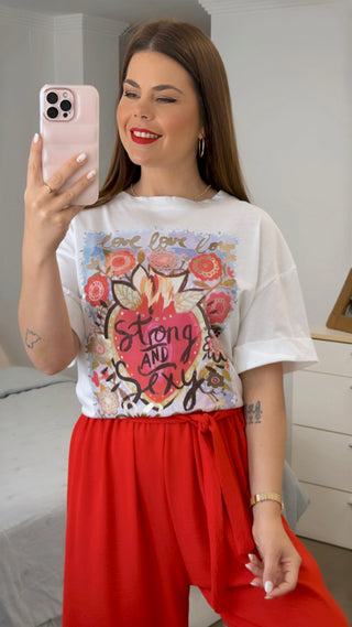 CAMISETA STRONG AND SEXY